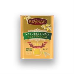 Erken Hasat Naturel Sızma Zeytinyağı (Yüksek Polifenollü) - 3 LT Teneke