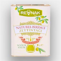 Naturel Birinci Zeytinyağı - 3 LT Teneke